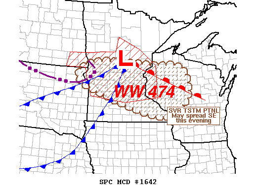 Mesoscale Discussion 1642