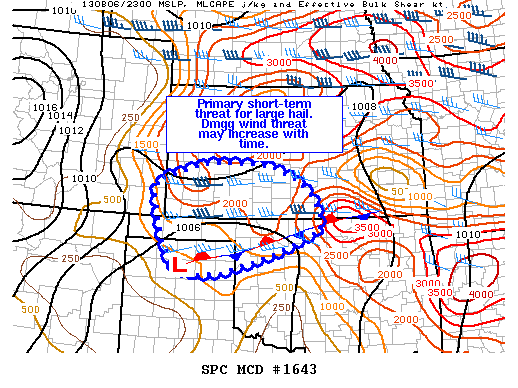 Mesoscale Discussion 1643