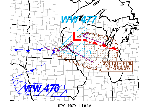 Mesoscale Discussion 1646
