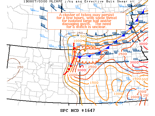 Mesoscale Discussion 1647