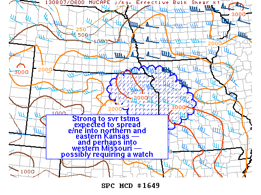 Mesoscale Discussion 1649