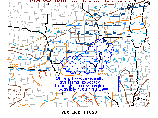 Mesoscale Discussion 1650