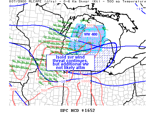 Mesoscale Discussion 1652