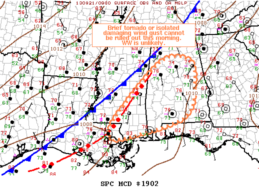 Mesoscale Discussion 1902