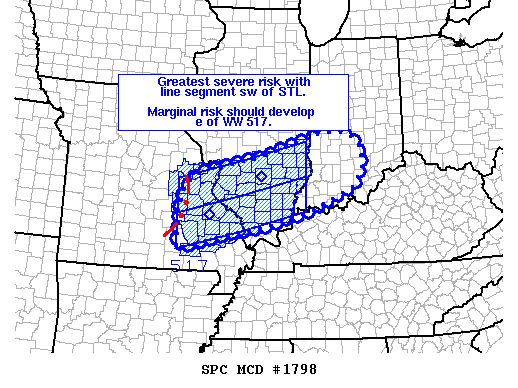Mesoscale Discussion 1798