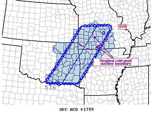 Mesoscale Discussion 1799
