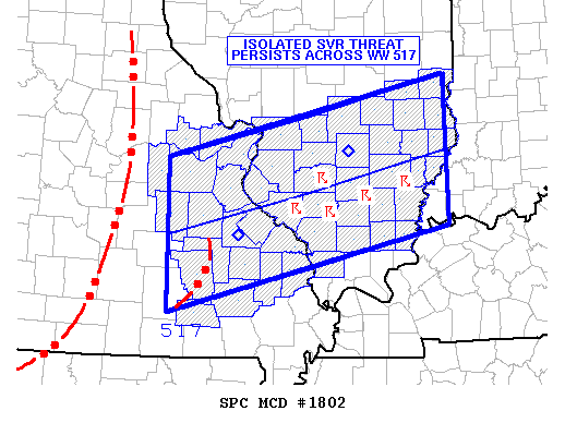 Mesoscale Discussion 1802