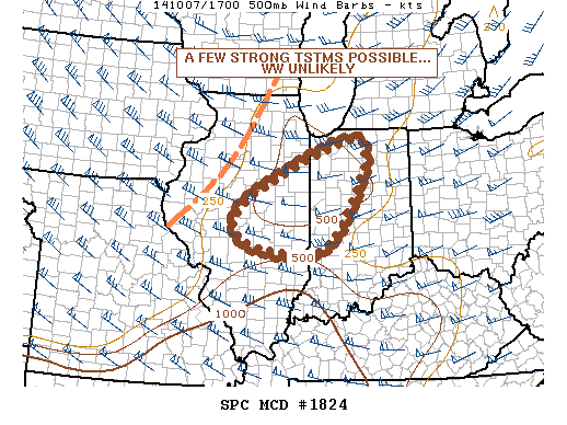 Mesoscale Discussion 1824