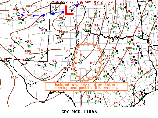 Mesoscale Discussion 1855
