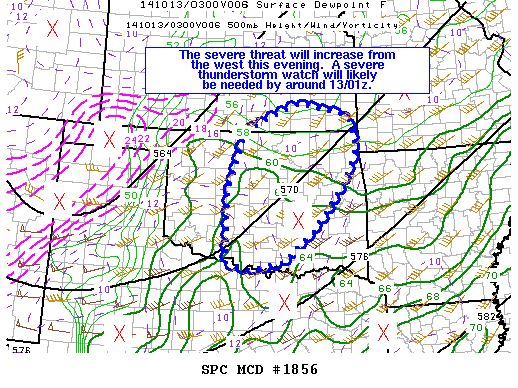 Mesoscale Discussion 1856