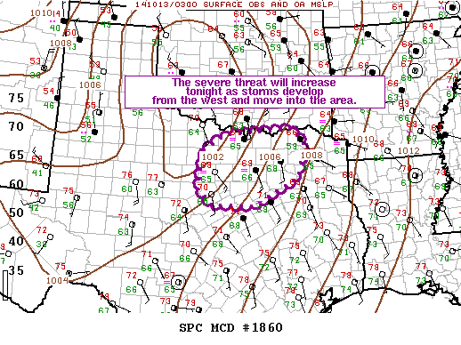Mesoscale Discussion 1860