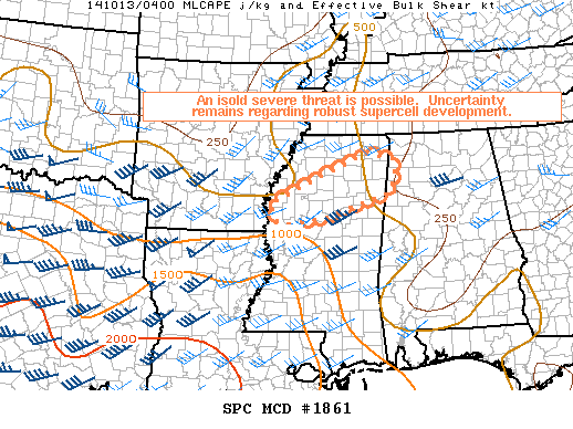 Mesoscale Discussion 1861