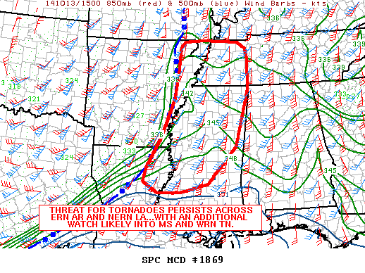 Mesoscale Discussion 1869