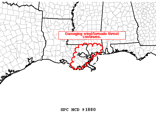 Mesoscale Discussion 1880