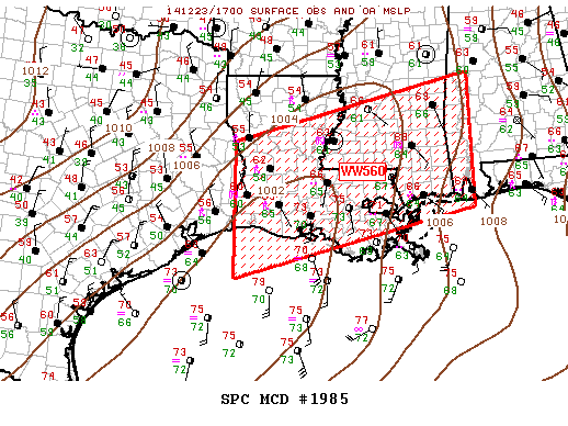 Mesoscale Discussion 1985