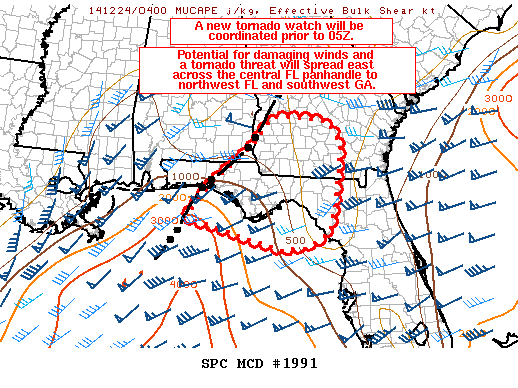 Mesoscale Discussion 1991