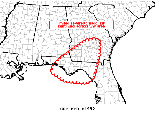 Mesoscale Discussion 1992