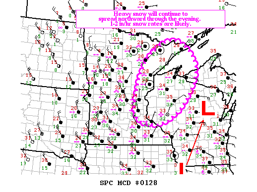 Mesoscale Discussion 128