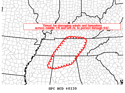 Mesoscale Discussion 130