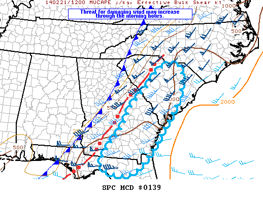 Mesoscale Discussion 139