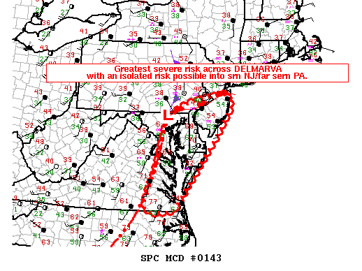 Mesoscale Discussion 143