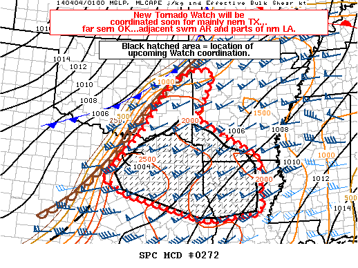 Mesoscale Discussion 272