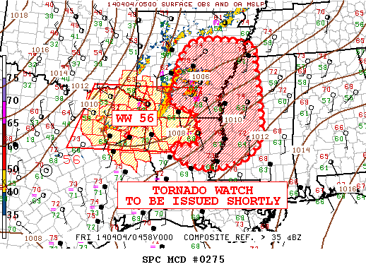 Mesoscale Discussion 275