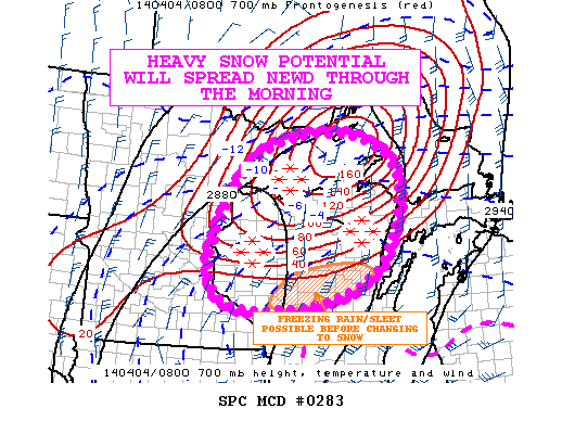Mesoscale Discussion 283