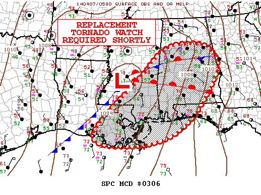Mesoscale Discussion 306