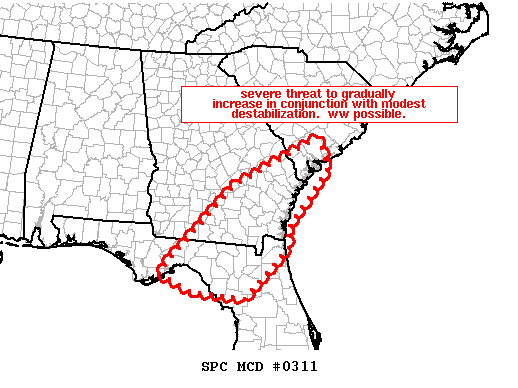Mesoscale Discussion 311