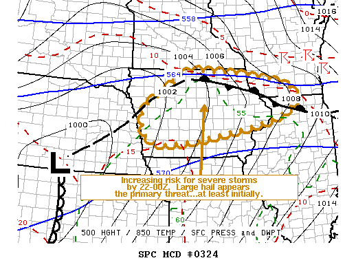 Mesoscale Discussion 324