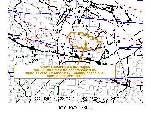 Mesoscale Discussion 325