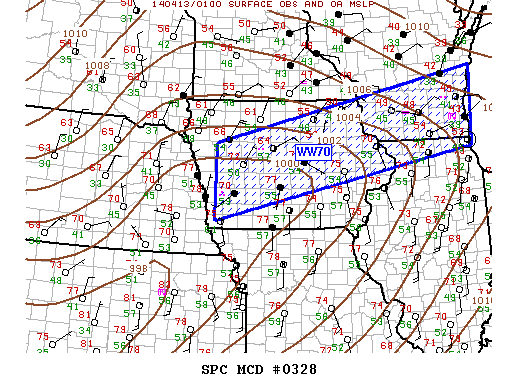 Mesoscale Discussion 328