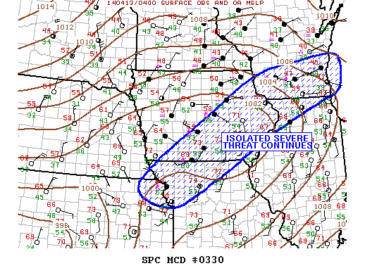 Mesoscale Discussion 330