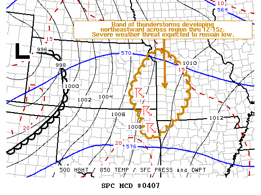 Mesoscale Discussion 407