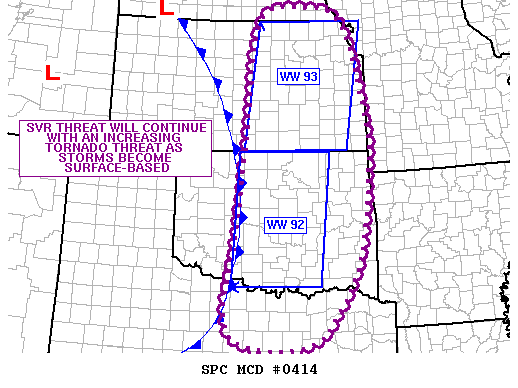 Mesoscale Discussion 414