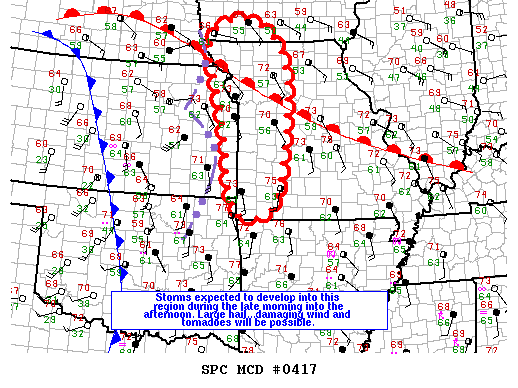 Mesoscale Discussion 417