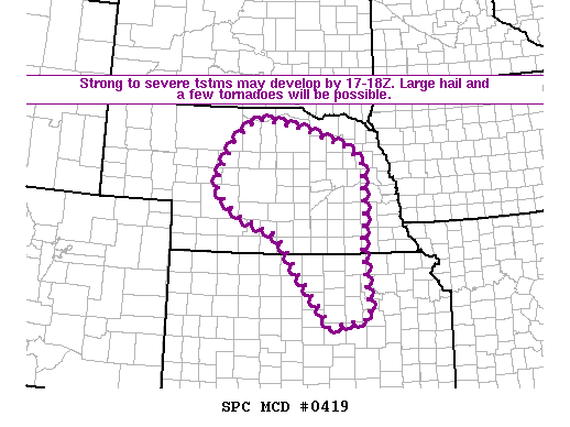 Mesoscale Discussion 419