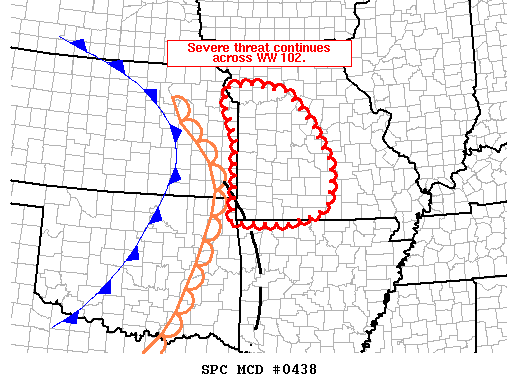 Mesoscale Discussion 438