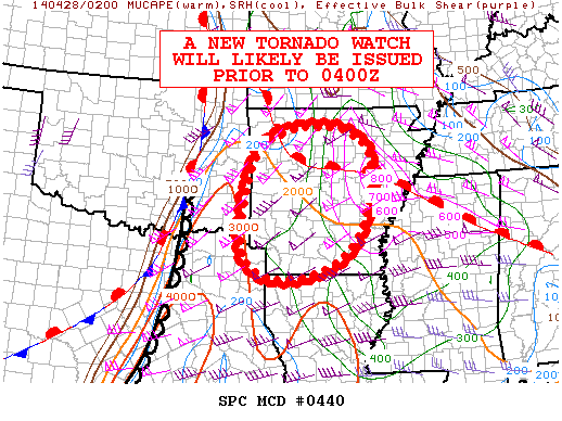 Mesoscale Discussion 440