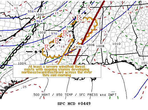 Mesoscale Discussion 449