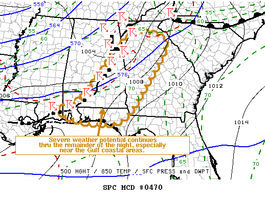 Mesoscale Discussion 470