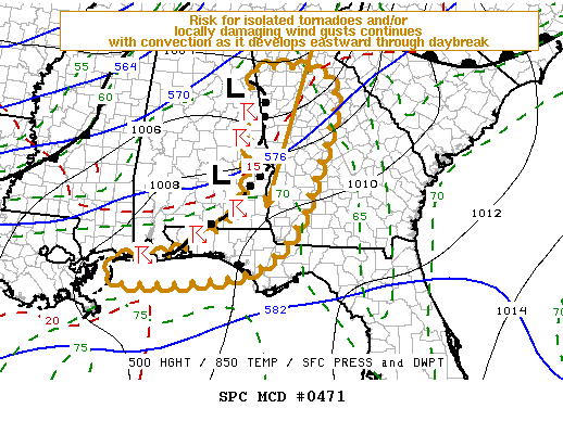Mesoscale Discussion 471