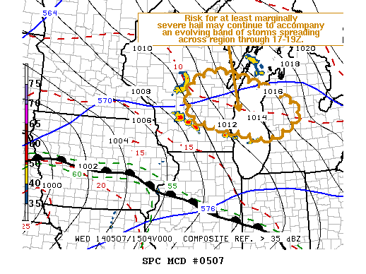 Mesoscale Discussion 507