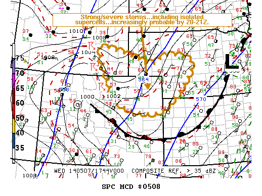 Mesoscale Discussion 508