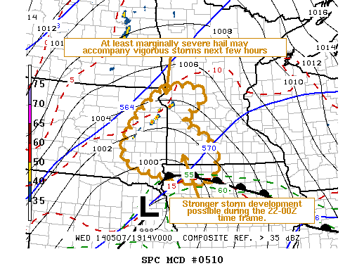 Mesoscale Discussion 510