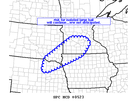 Mesoscale Discussion 523