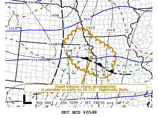 Mesoscale Discussion 548