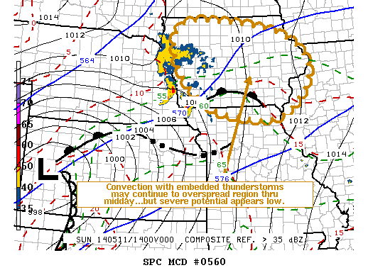 Mesoscale Discussion 560