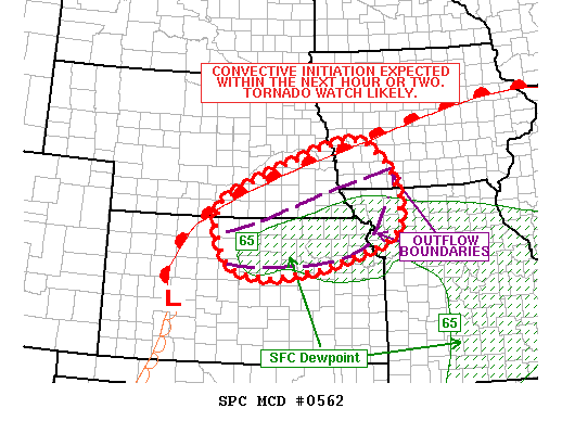 Mesoscale Discussion 562